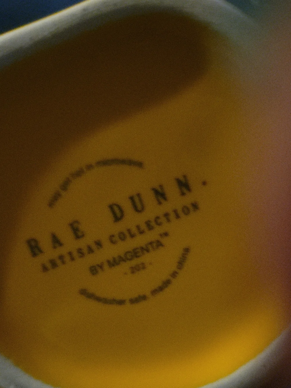 Rae Dunn Yellow 